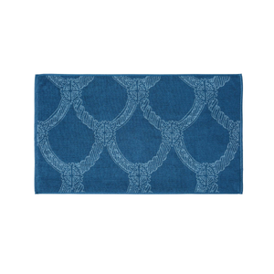 Braid Bath Mat, Denim