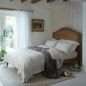 Natural French Linen Bed Set