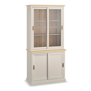Henley Natural Oak and Stone Painted Hardwood Small Dresser