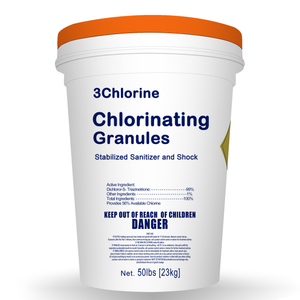 50 lbs Sodium Dichlor Chlorine Shock Granules for Sanitizing Swimming Pools and Spas - Hot Tub - Fast Dissolving 56% Available Chlorine