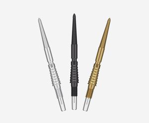 Target Darts Swiss Storm LNC Silver 35mm Dart Points Set (Pack of 3) - Exclusively for Swiss Point c