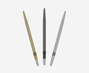Target Darts Swiss Smooth Silver 40mm Dart Points Set (Pack of 3) - Exclusively for Swiss Point comp