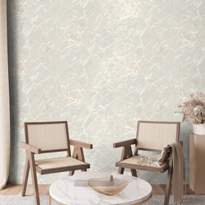 Crown Carbon Onyx Marble Stone Metallic Wallpaper - M1747