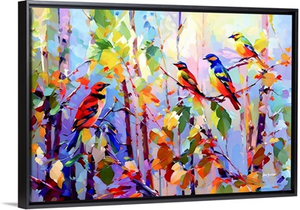 Colorful Birds Chirping