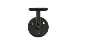Handrail / Banister Rail Bracket - Black Epoxy - Hardware Solutions