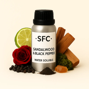 Sandalwood & Black Pepper Water Soluble Fragrance Oil - 50g