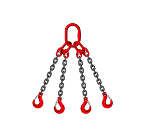 Grade 80 7mm 4 Leg 3.15 Tonne Chain Slings