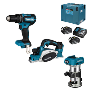Makita DLX3116TJ 18V LXT 3 Piece Combo Kit with 2 x 5.0Ah Batteries
