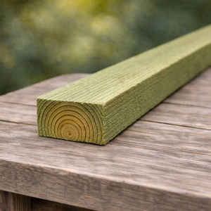 1.83m x 38x16mm Trellis Batten - Pressure Treated Green/Natural