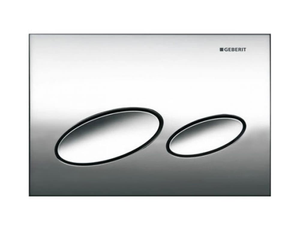 Geberit Kappa20 WC Dual Flush Plate Gloss Chrome