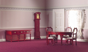 7 Piece Traditional Dining Room Set for 12th Scale Dolls House