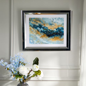 Coastal Breeze Jewelled Wall Art 49cm x 59cm