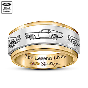 Ford Mustang: The Legend Lives Ring Size 13