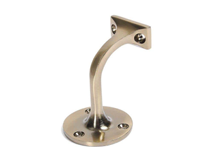 Handrail / Banister Rail Bracket - Antique Brass - Hardware Solutions