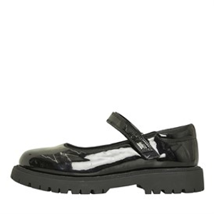 KP85 Junior Girls Arabella Mary Jane Shoes Black