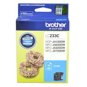 Brother LC233 Cyan Ink Cart