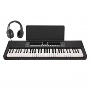 K1 61-Note Keyboard by Gear4music, Headphone Pack