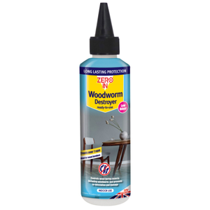 Zero In Woodworm Destroyer 250ml – Deep-Penetrating Timber Protection 