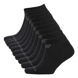 New Balance Ten Pack No Show Socks Black