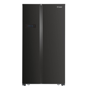 Candy CHSBSV5172EBKN, Frost Free, American Fridge Freezer, Black