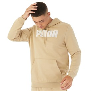 Puma Mens Sportstyle Fleece Hoodie Prairie Tan