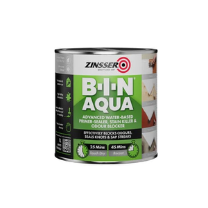 Zinsser B-I-N® Aqua Primer, Sealer, Stain Killer & Odour Blocker 1ltr