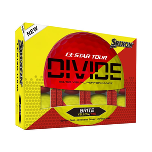 Srixon Q-Star Divide 2025 Golf Balls - Yellow & Red
