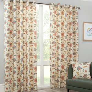 Sundour Shelley Ready Made Eyelet Curtains Multi