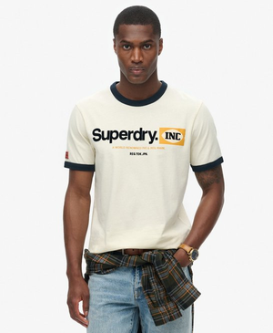 Core Logo Ringer Workwear Graphic T-Shirt
