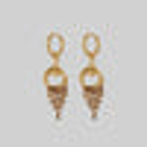 EXILE. Dazzle Chain Hoop Drop Earrings - Gold - Gold