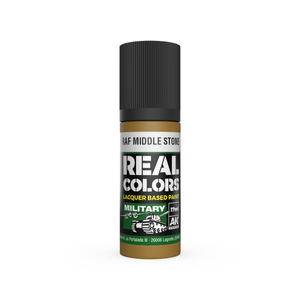 AK Interactive RC966 RAF Middle Stone 17ml Real Colours Lacquer Paint