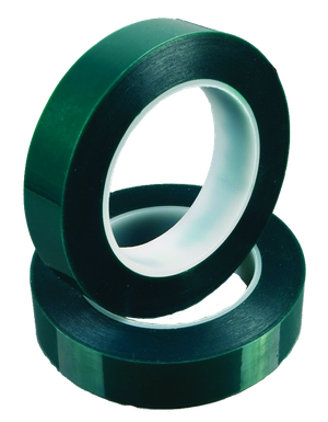 Green Polyester Tape 204�c 50.00mm Tape Width 66 Metres Tape Length Green