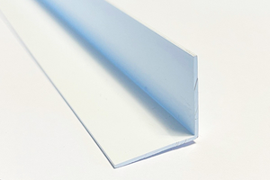 Plastic Angle Trim 100.00mm x 100.00mm Internal Dimension (mm) 103.00mm x 103.00mm External Dimension (mm) White
