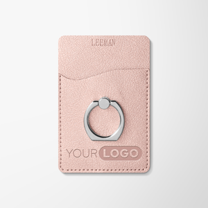 Leeman™ Shimmer Metal Ring Phone Stand Card Holder