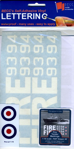 Fire Tender Sets Text and Roundals