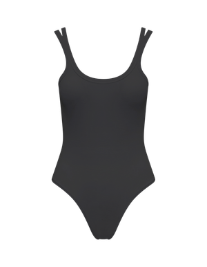 The Organic Cotton Classic Bodysuit - Black (XXL)