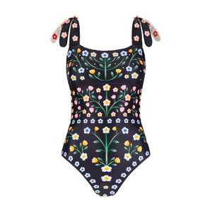 Day/Night Garden Reversible One-Piece Swimsuit (XL)