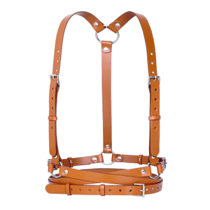 Light Brown Double Belt Harness (XL)