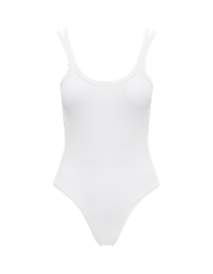 The Organic Cotton Classic Bodysuit - Cotton White (S)