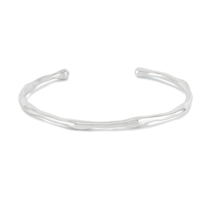 Men's Waterfall Bangle In Sterling Silver (one size)