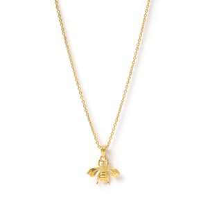 Honey Bee Gold Necklace (one size)