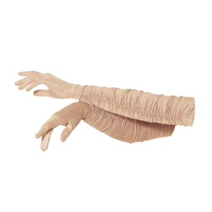Paris Gold Long Draped Gloves (M/L)