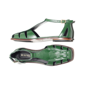 Ida Prada Green Fisherman Sandals (7 UK)