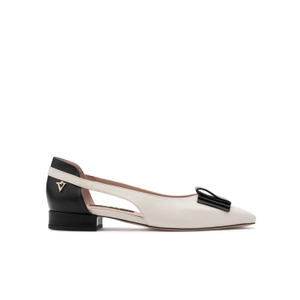 Katyin Beige Leather Women's Sandal (5 UK)