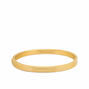 Men's Gold Gentleman Bangle (XL)