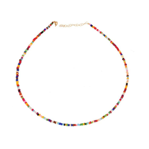 Rainbow St-Tropez Bead Anklet