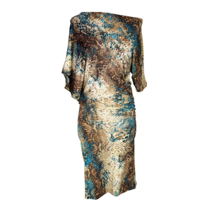 Indigo Viper Angle Dress (L)