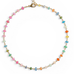 Neon Rainbow Opal Necklace