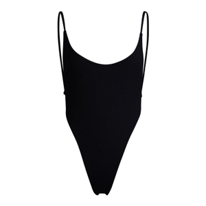 Oasis Rib One Piece Swimsuit - Dark Seas Black (S)