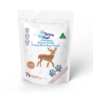 Freezy Paws Freeze Dried Venison Steak Dog and Cat Treats 70g
